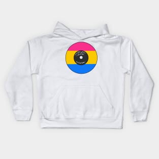 LGBT Pansexual vynil - PINK Kids Hoodie